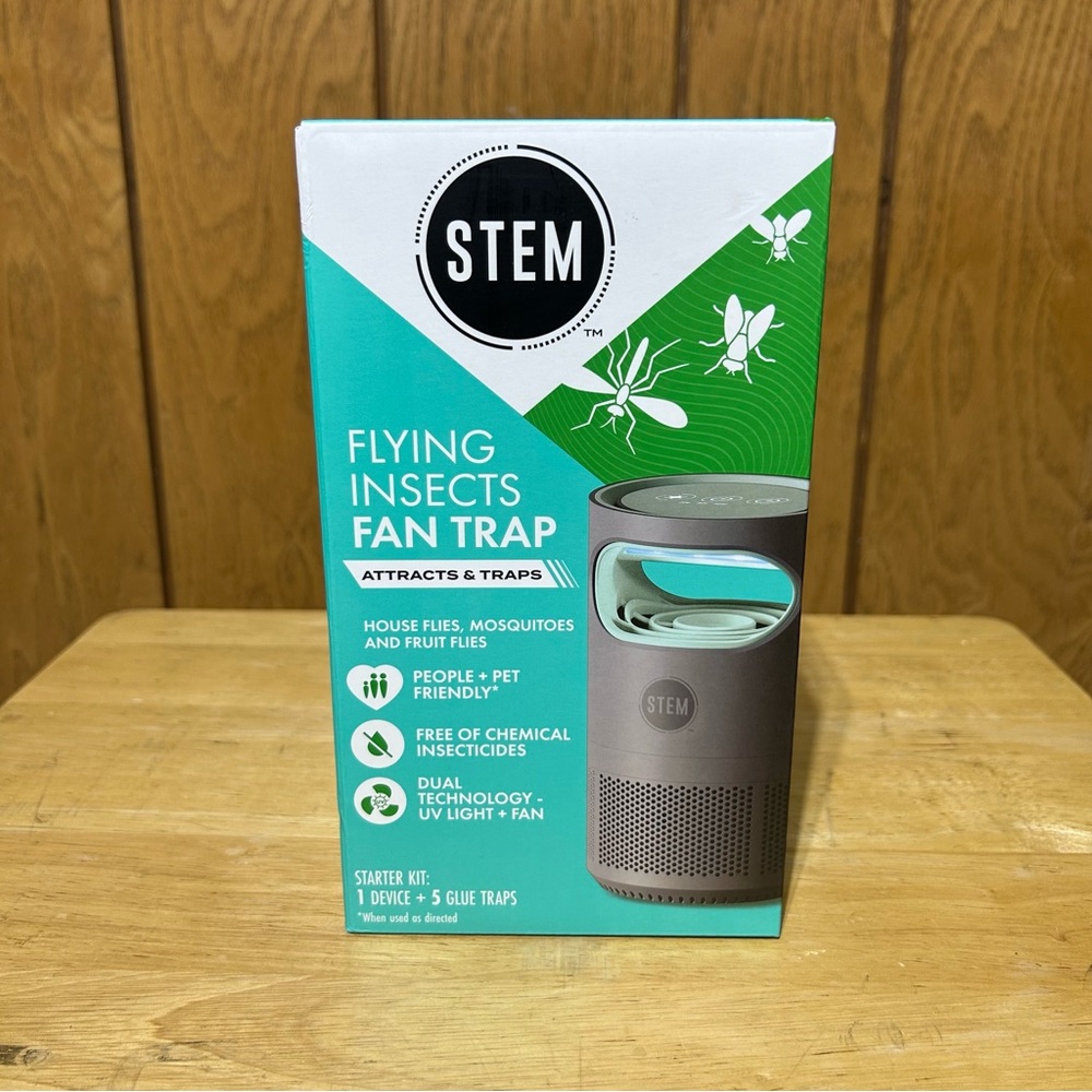 Stem Flying Insect Fan Trap Indoor Bug Control Mosquitoes Flies Starter Kit NEW
